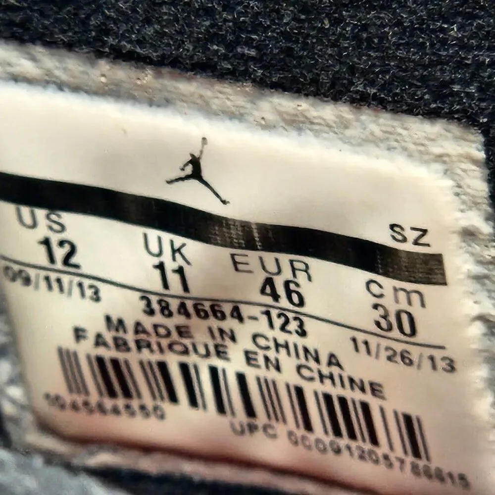 Air Jordan Retro High Top Sneakers Men’s Size 12 White Infrared 2013 Release
